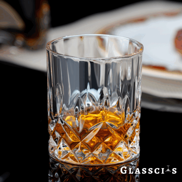 mazzies Irish Crystal Whiskey Glasses – Set of 4 Elegant Tumblers - Image 6