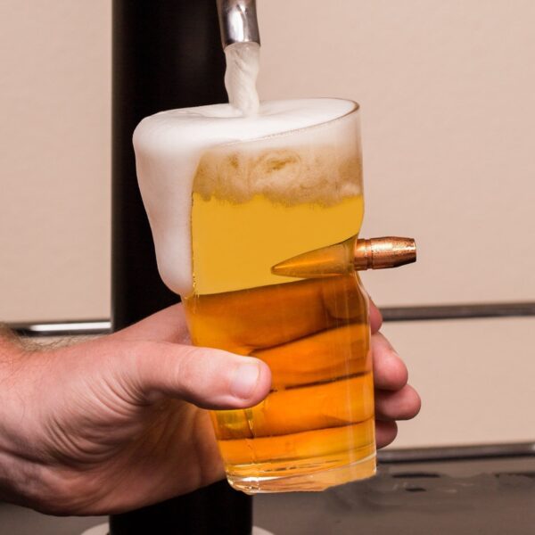 mazzies Bold Bang-Tastic Pint Glass – Durable 16 oz Beer Glass - Image 2