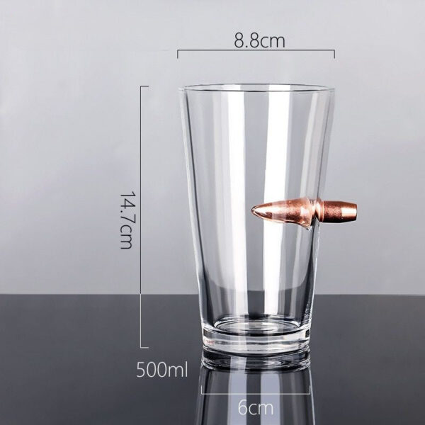 mazzies Bold Bang-Tastic Pint Glass – Durable 16 oz Beer Glass - Image 5
