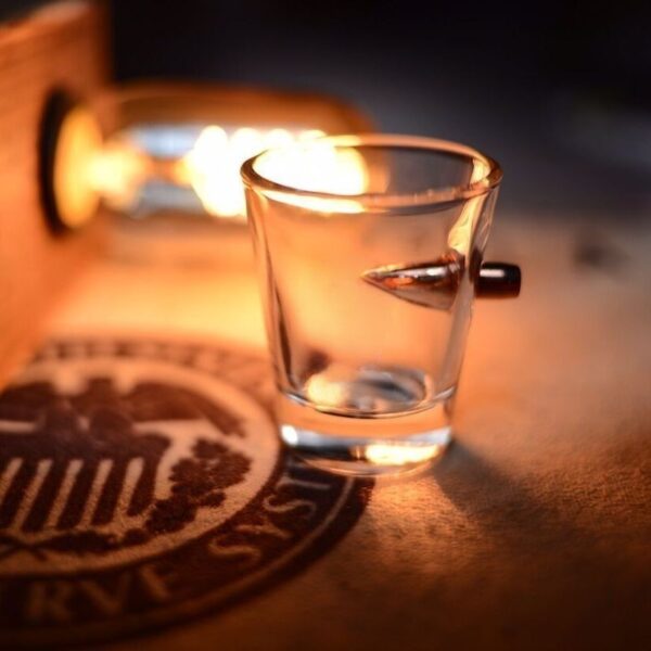 mazzies Stylish Shot Glasses – Set of 4 Sleek Mini Drinking Glasses - Image 3