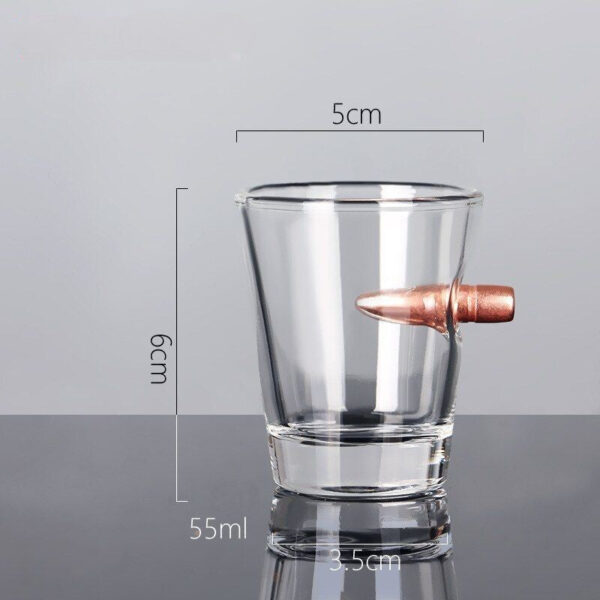 mazzies Stylish Shot Glasses – Set of 4 Sleek Mini Drinking Glasses - Image 4
